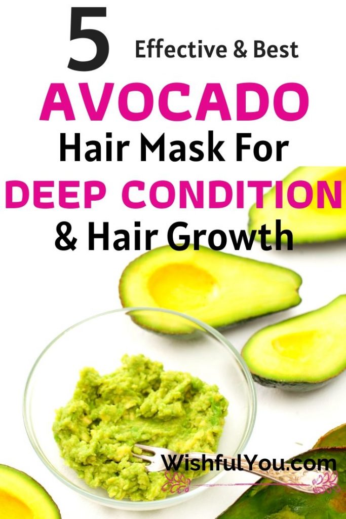 5 DIY Avocado Hair Mask For Hair Growth & Deep Condition