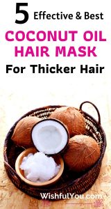 coconut oil hair mask