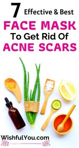 face mask to get rid of acne scars