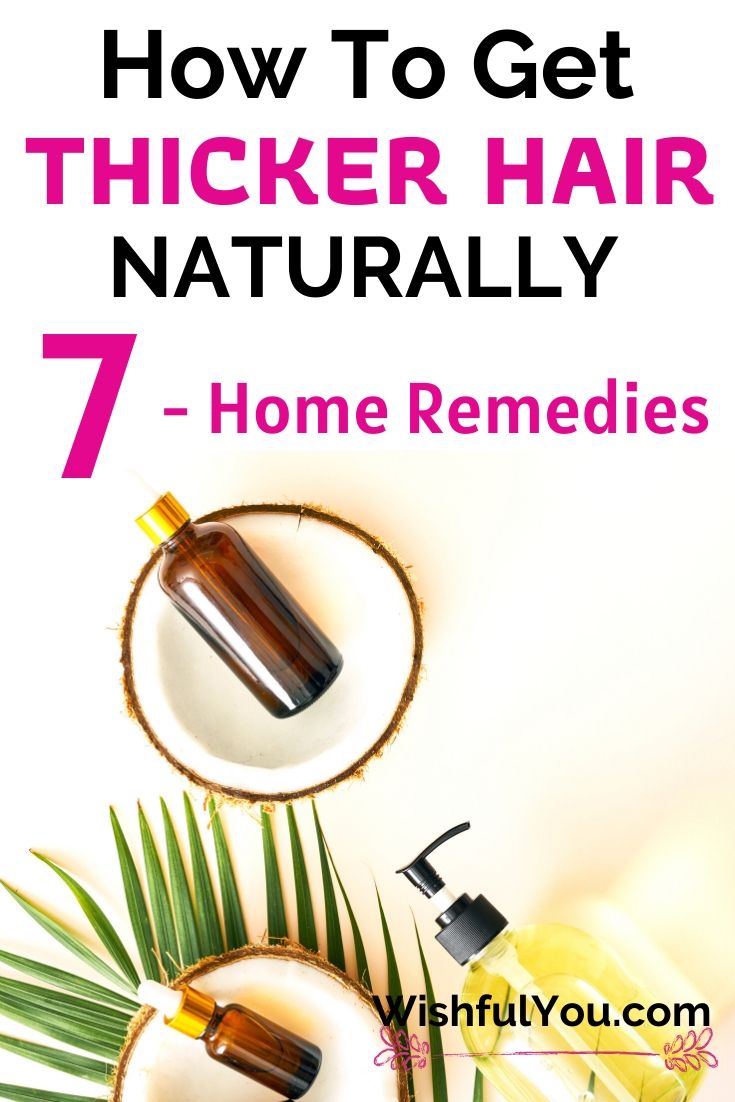 how to get thicker hair naturally