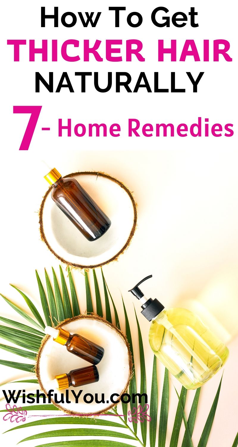 how to get thicker hair naturally