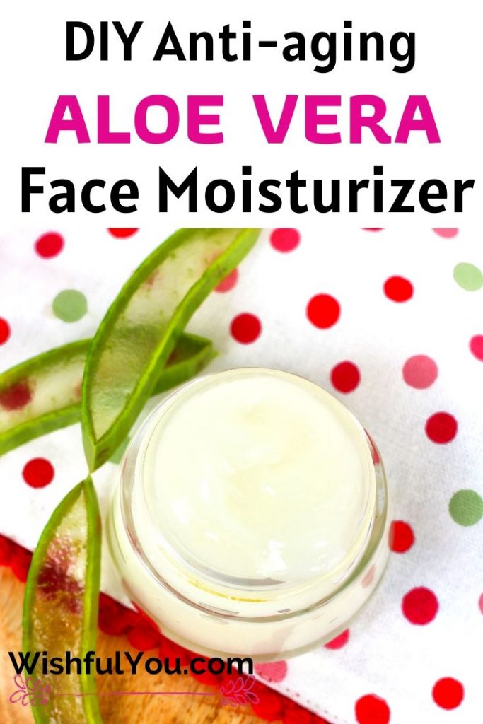 DIY Anti-aging Aloe Face Moisturizer Recipe