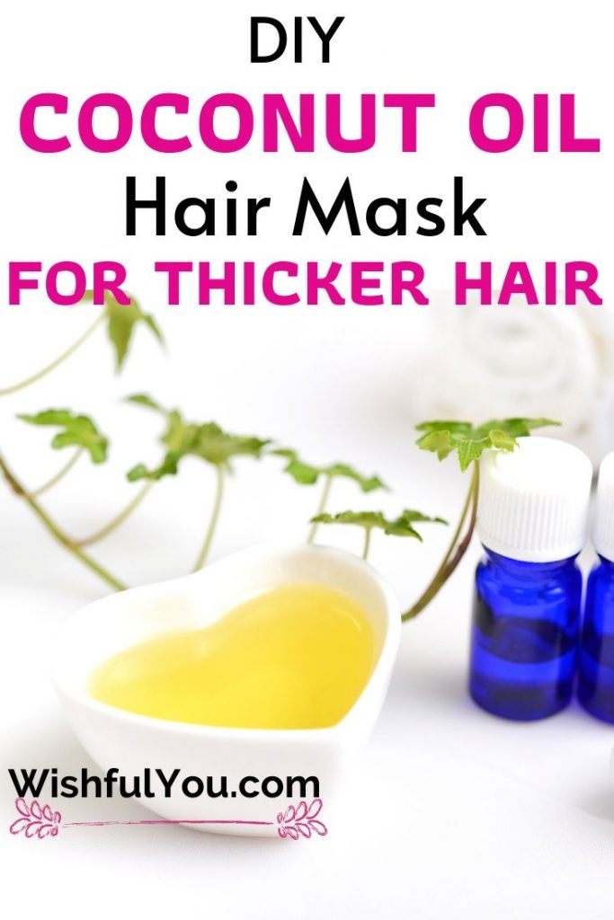 DIY Coconut Oil Hair Mask For Thicker Hair