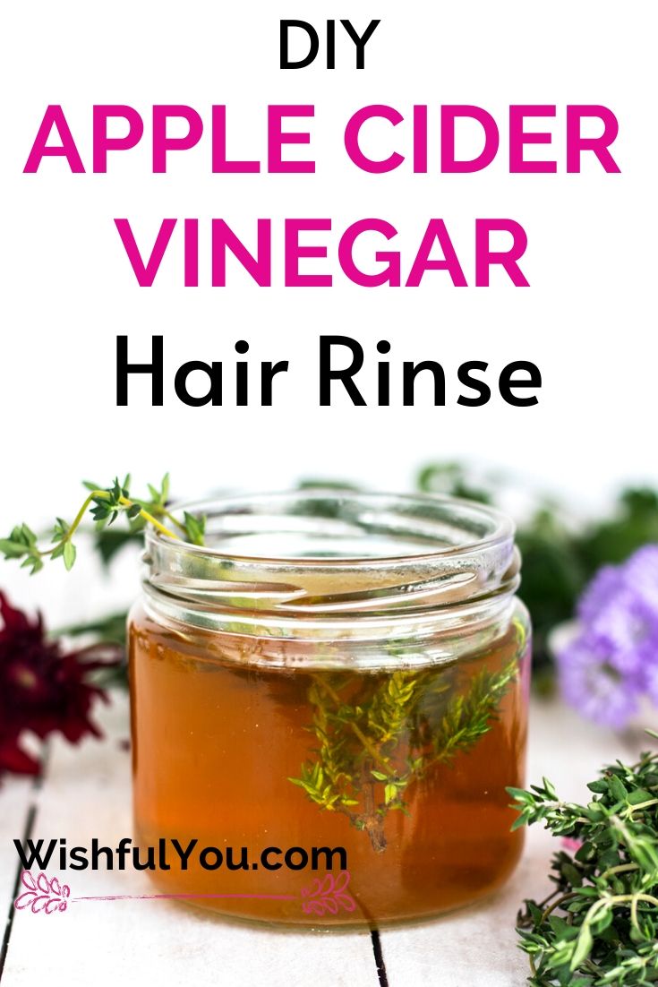 apple cider vinegar hair rinse