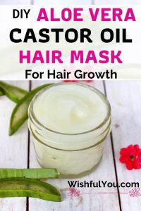 Castor Oil And Aloe Vera Hair Mask For Hair Growth