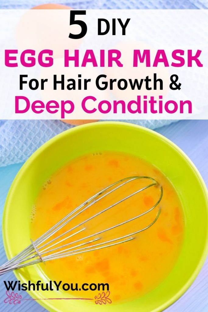 5 DIY Egg Hair Mask For Hair Growth & Deep Condition