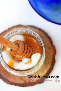 coconut oil and honey face mask
