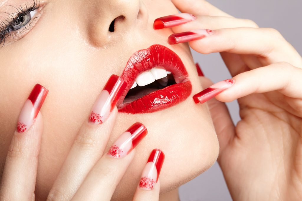 How to get ink off acrylic nails?