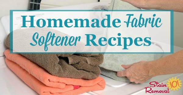 20 Vinegar Fabric Softener Recipes Image