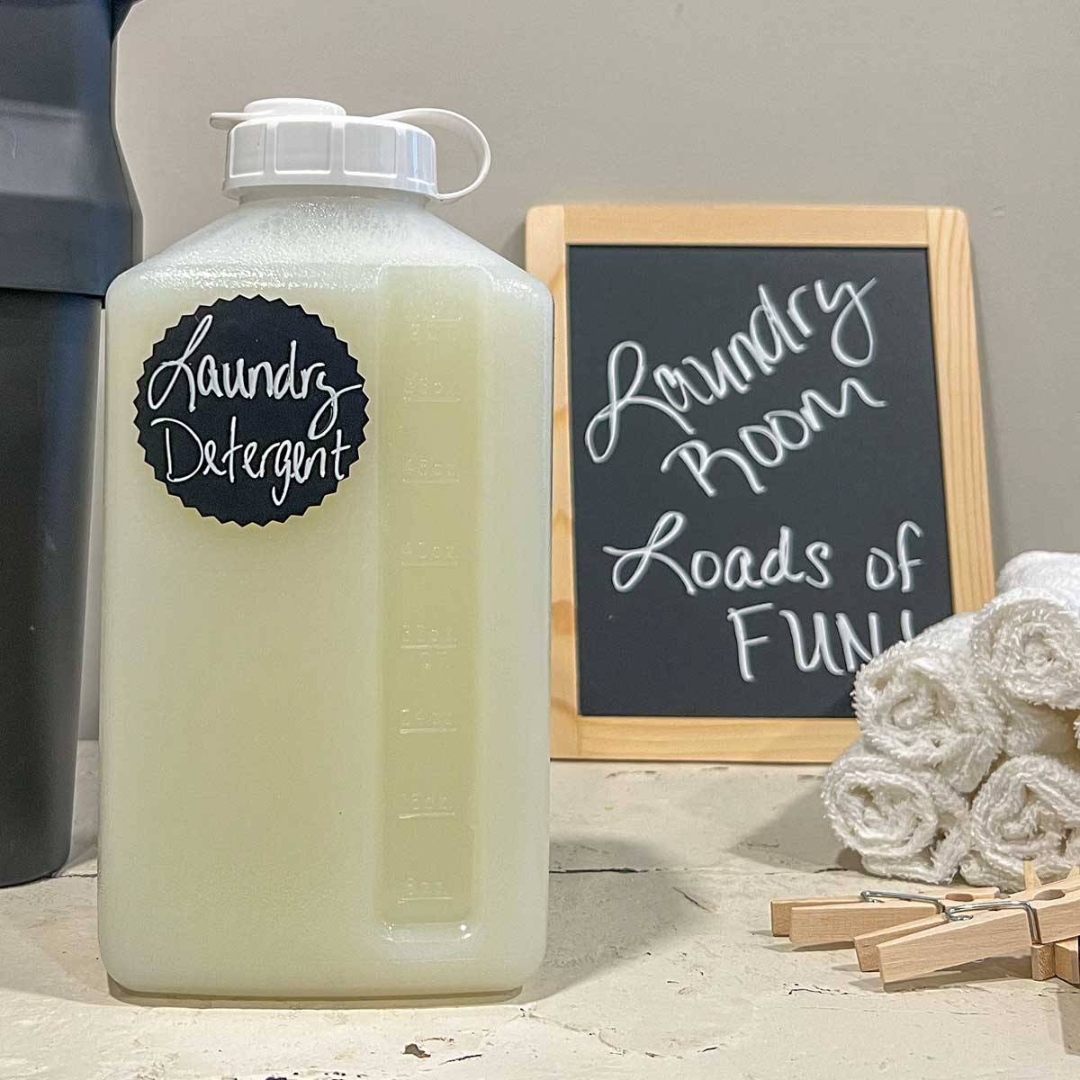 22 Castile Soap Laundry Detergent Recipes  Image