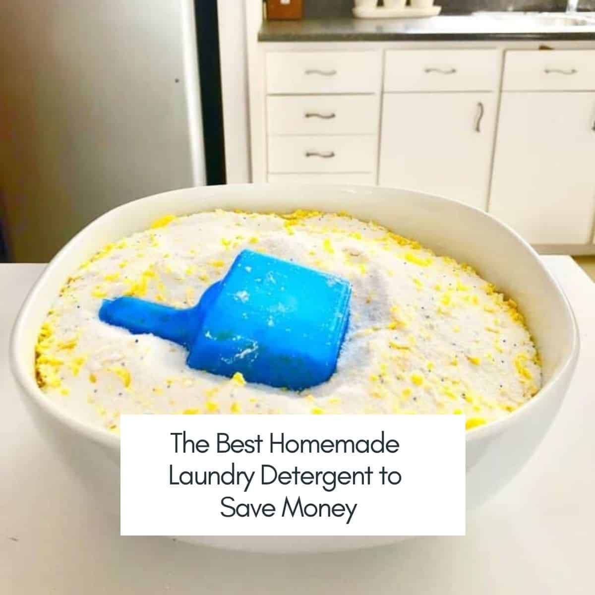 22 Castile Soap Laundry Detergent Recipes  Image