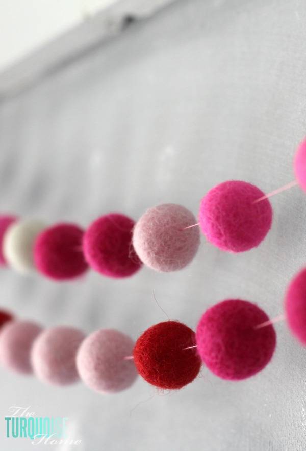 19 Felt Ball Garland Ideas Image