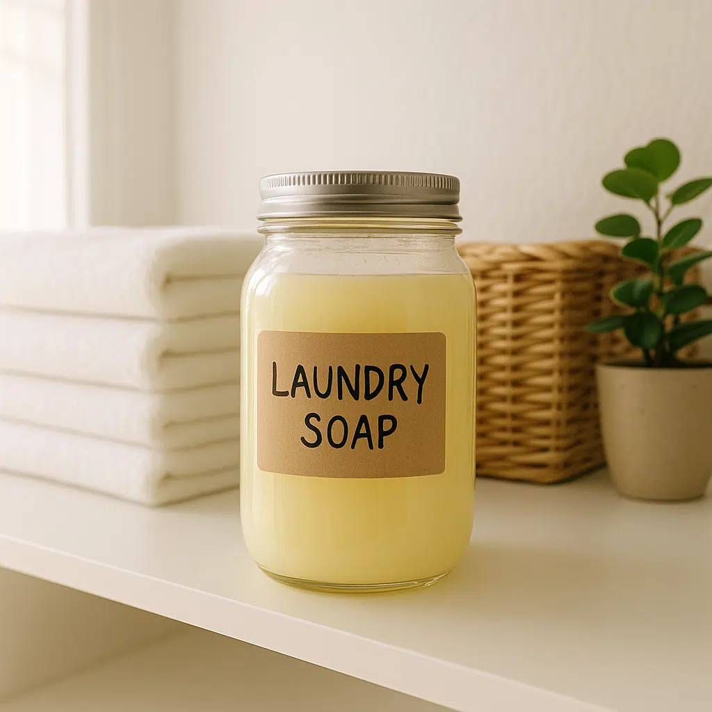 22 Castile Soap Laundry Detergent Recipes  Image