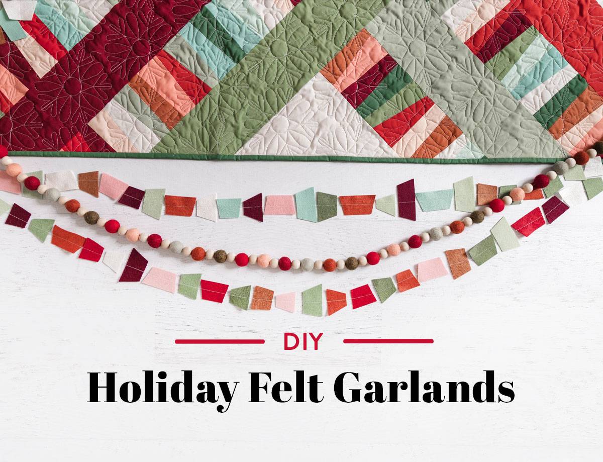 19 Felt Ball Garland Ideas Image