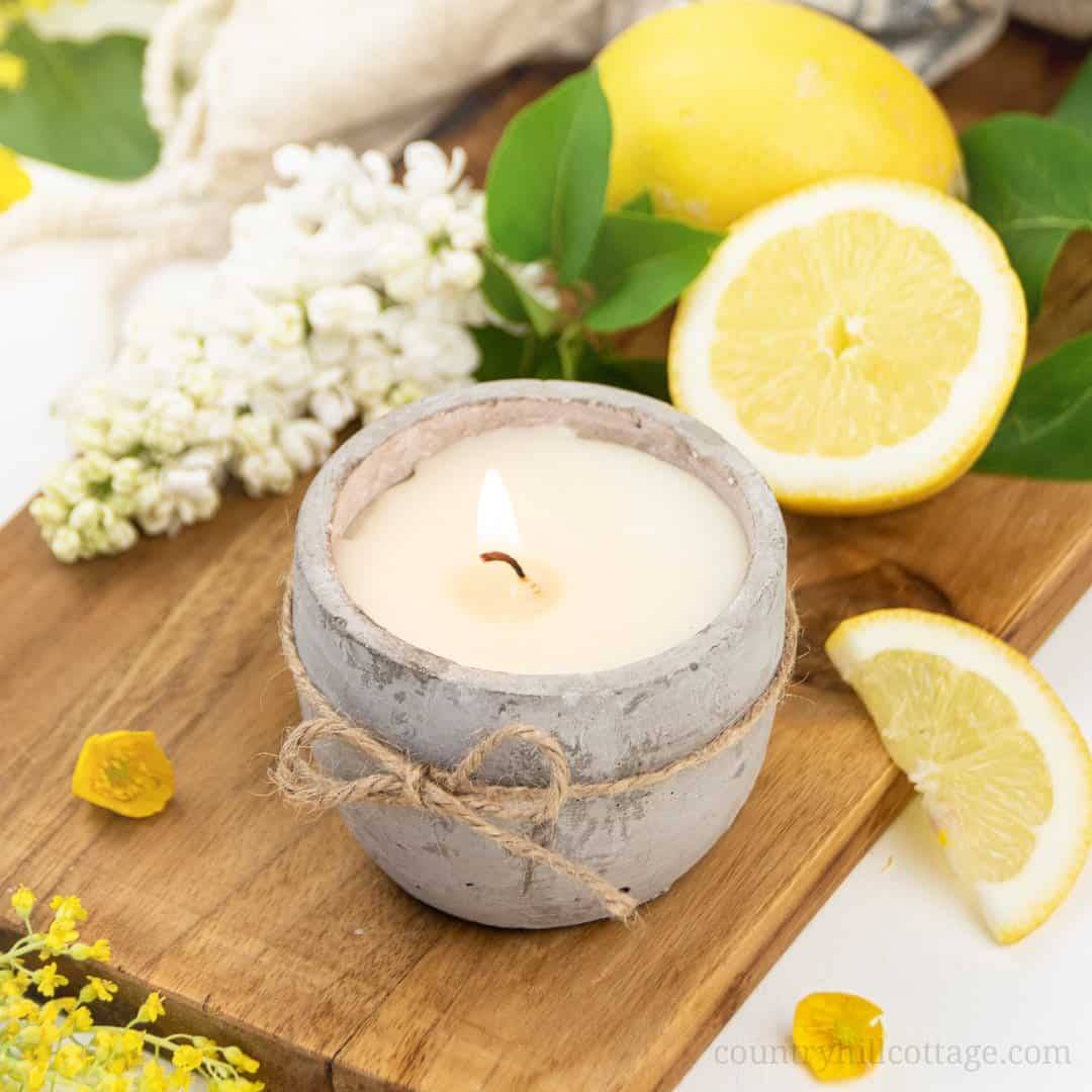 30 DIY Citronella Candles Recipes Image