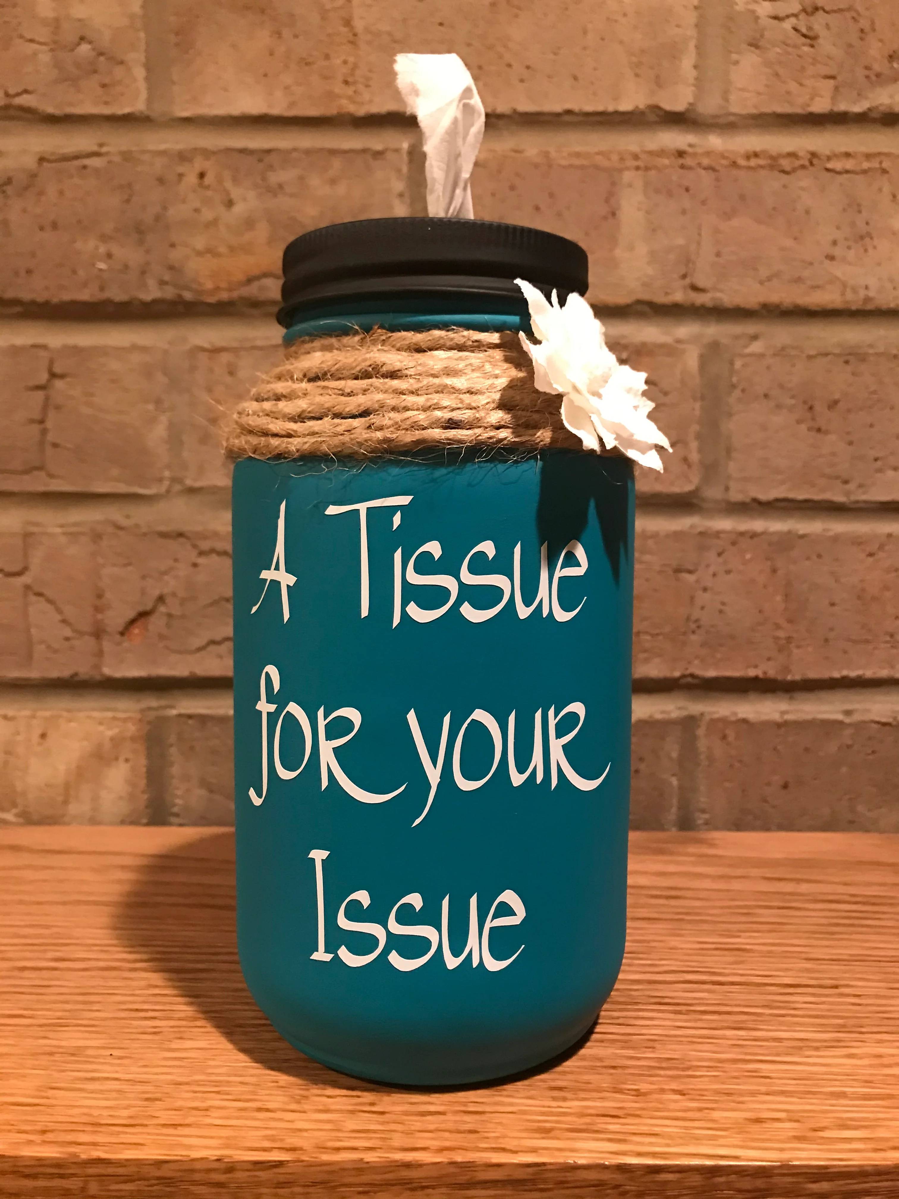 13 Mason Jar Tissue Holder Ideas Image