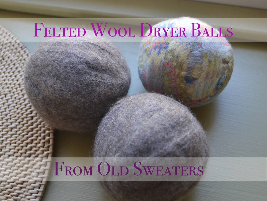 28 Felt Dryer Balls DIY Ideas Image