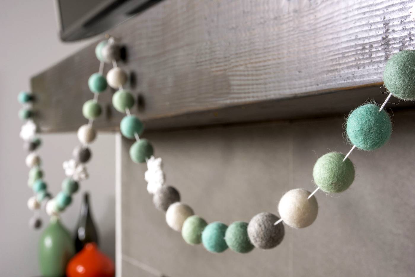 19 Felt Ball Garland Ideas Image