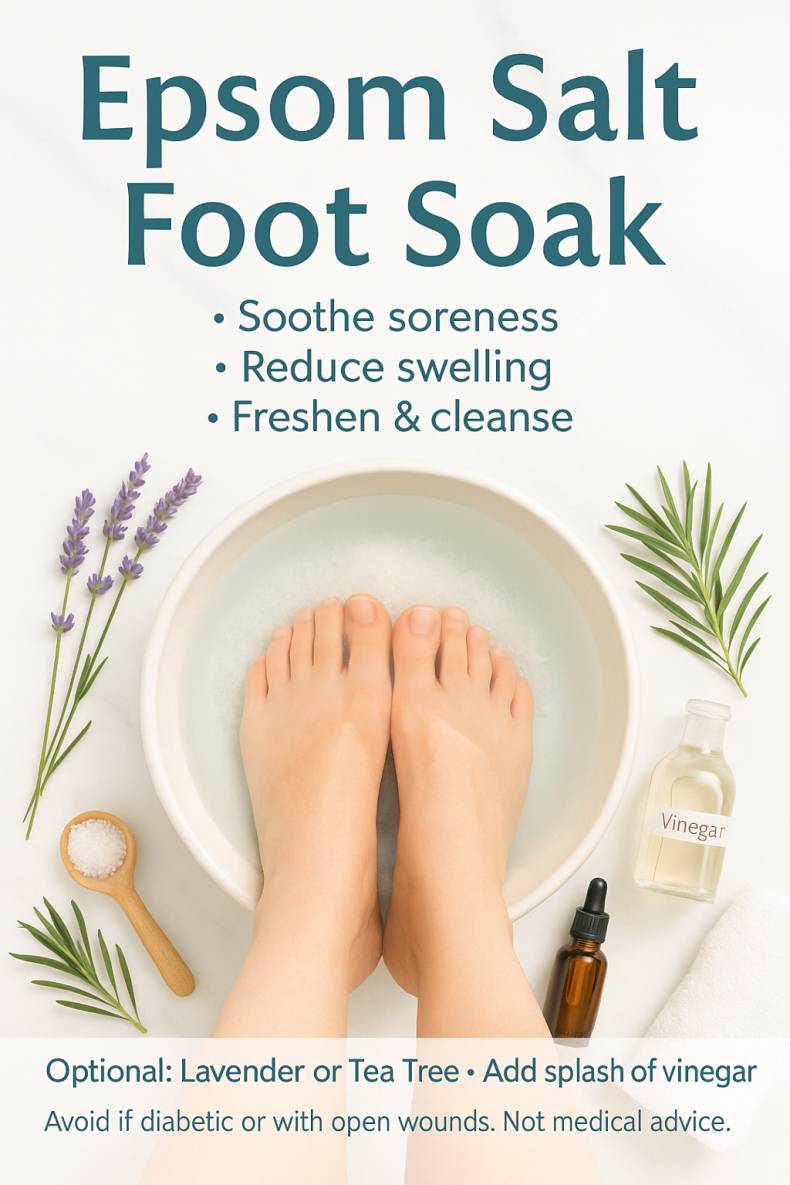 19 Epsom Salt Foot Scrub Recipes Image