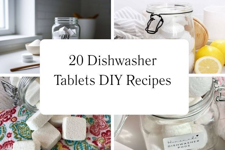 20 Dishwasher Tablets DIY Recipes
