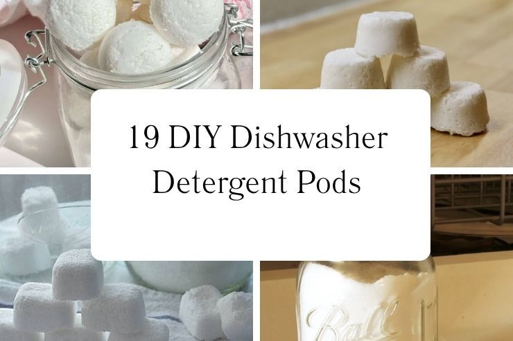 19 DIY Dishwasher Detergent Pods