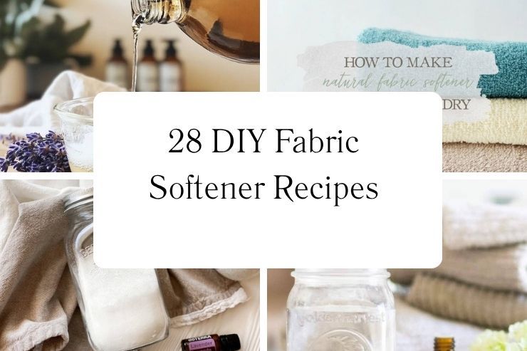 28 DIY Fabric Softener Recipes