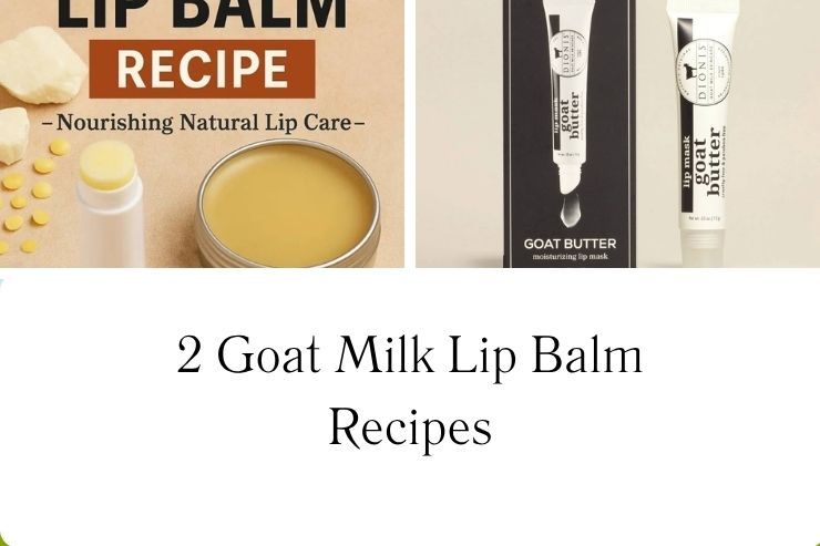 2 Goat Milk Lip Balm Recipes