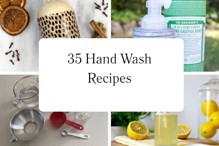 35 Hand Wash Recipes