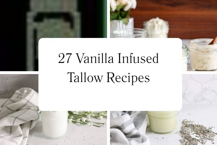 27 Vanilla Infused Tallow Recipes