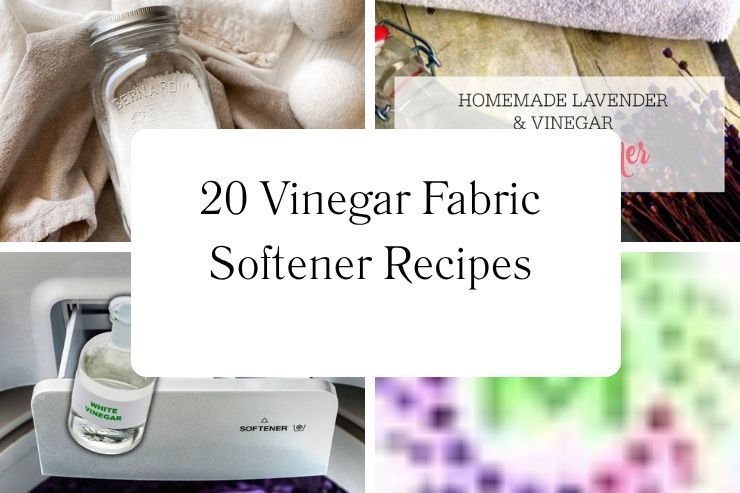 20 Vinegar Fabric Softener Recipes