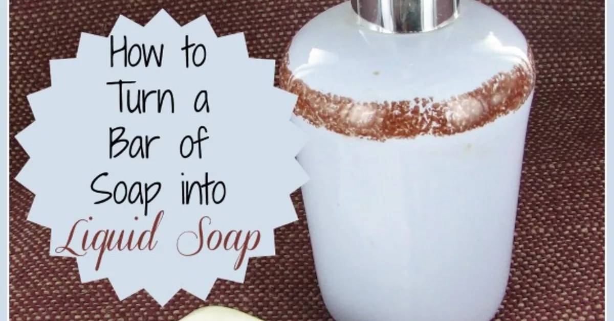 32 DIY Liquid Castile Soap Recipes Image