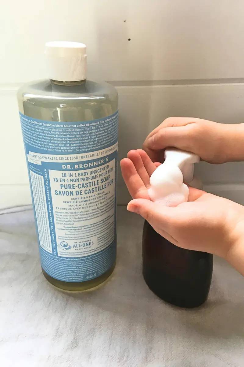 32 Homemade Foaming Hand Soap Recipes Image