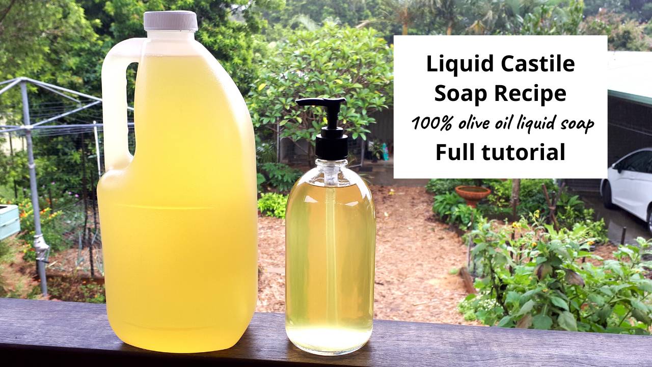 32 DIY Liquid Castile Soap Recipes Image