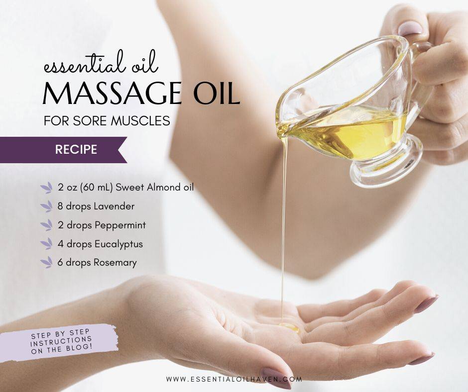 11 Roller Ball Essential Oil Recipes for Sore Muscles Image