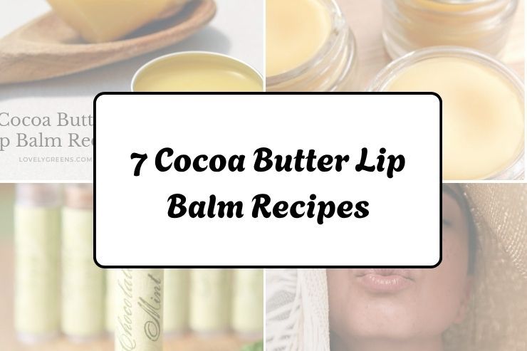 7 Cocoa Butter Lip Balm Recipes 7 Cocoa Butter Lip Balm Recipes