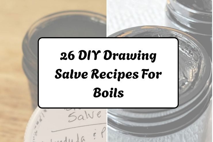 26 DIY Drawing Salve Recipes For Boils