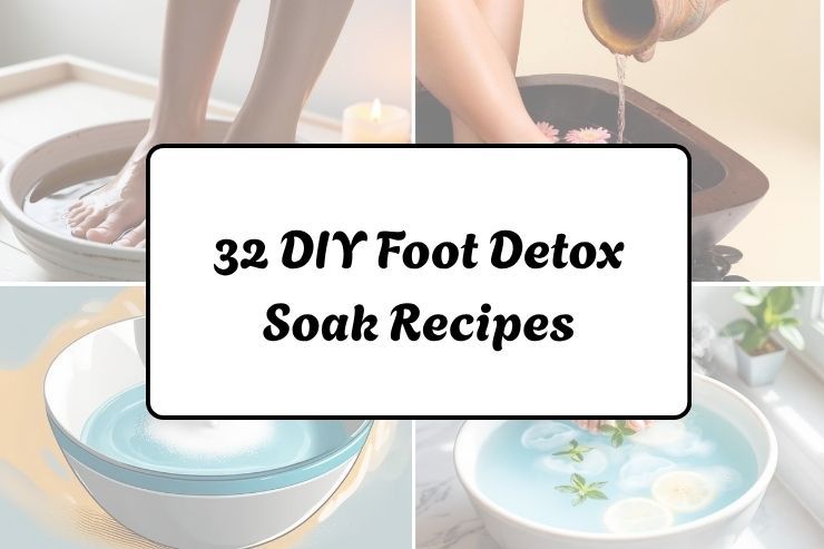 32 DIY Foot Detox Soak Recipes