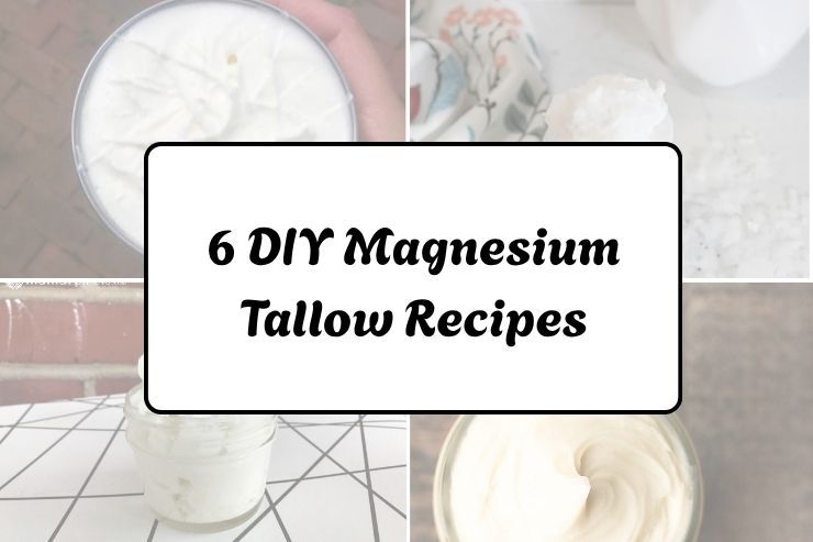 6 DIY Magnesium Tallow Recipes