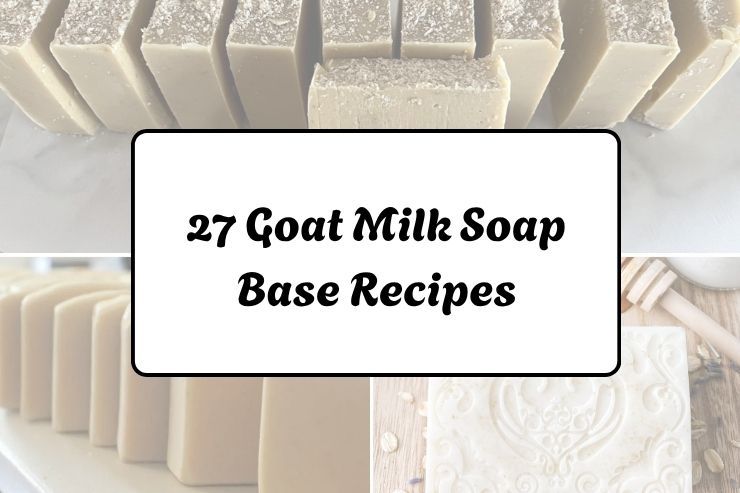 27 Goat Milk Soap Base Recipes