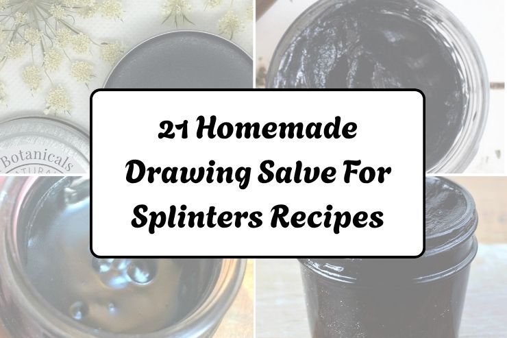 21 Homemade Drawing Salve For Splinters Recipes