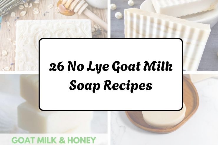 26 No Lye Goat Milk Soap Recipes
