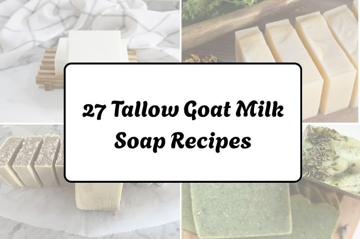 27 Tallow Goat Milk Soap Recipes