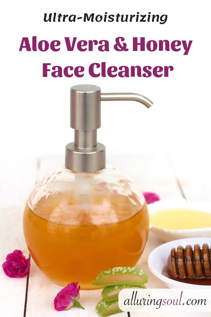 13 DIY Aloe Vera Lotion And Cream Recipes Aloe Vera and Honey Face Cleanser for a Natural Glow Image