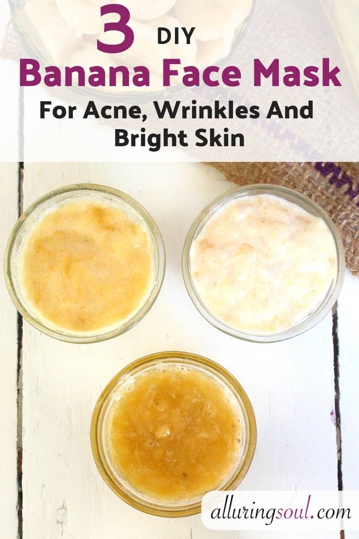 17 DIY Face Cream for Acne Recipes Banana Face Mask for Acne and Scars Image