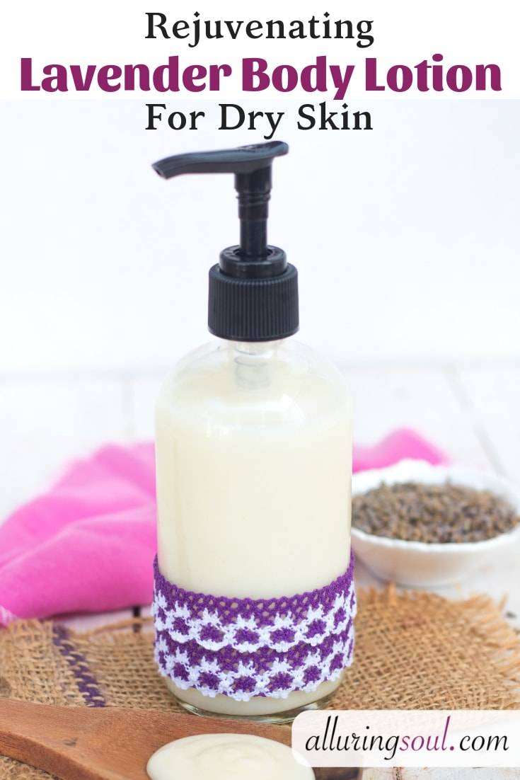 DIY Rejuvenating Lavender Body Lotion For Dry Skin Image