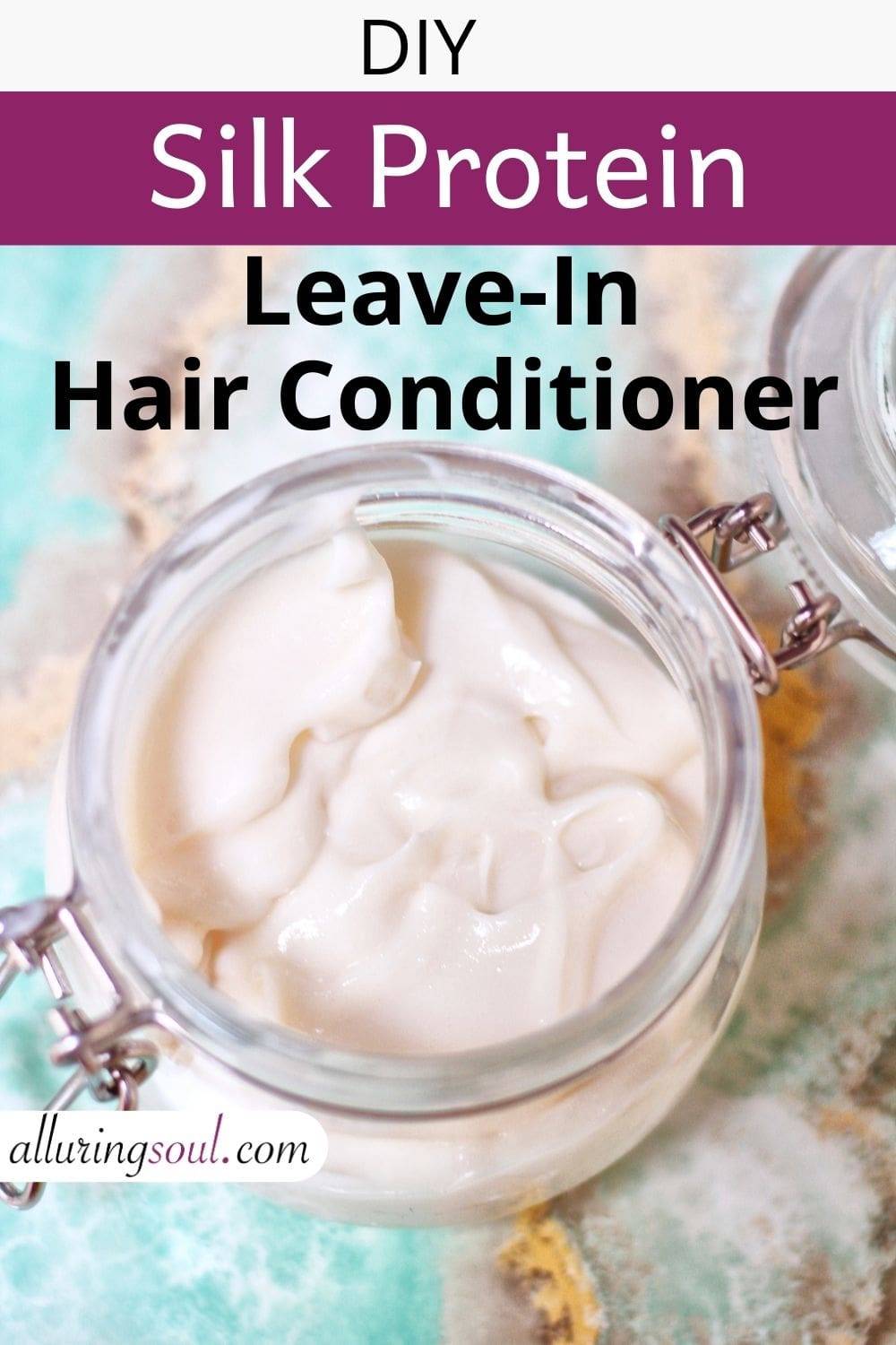 15 DIY Solid Conditioner Bar Recipes Silk Protein Leave-In Hair Conditioner Image