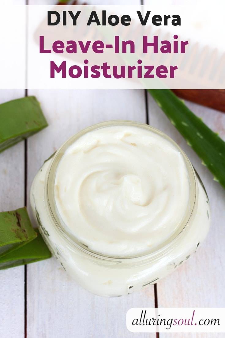 13 DIY Aloe Vera Lotion And Cream Recipes Soothing Aloe Vera Leave-In Hair Moisturizer Image
