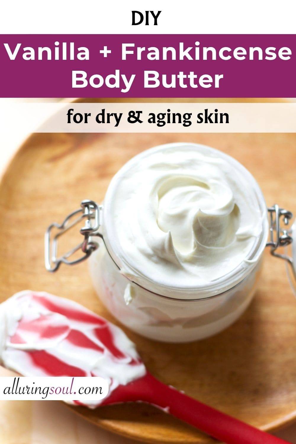 Vanilla Frankincense Body Butter for Dry, Aging Skin Image