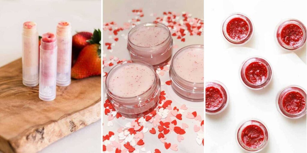 7 DIY Strawberry Lip Balm Recipes