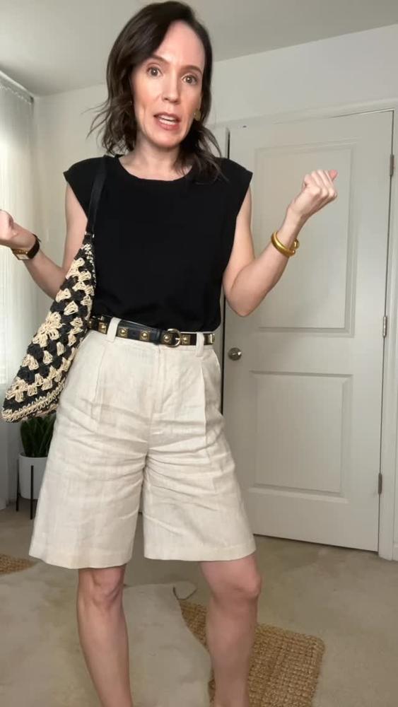 25 Bermuda Shorts Outfits For 50s Image